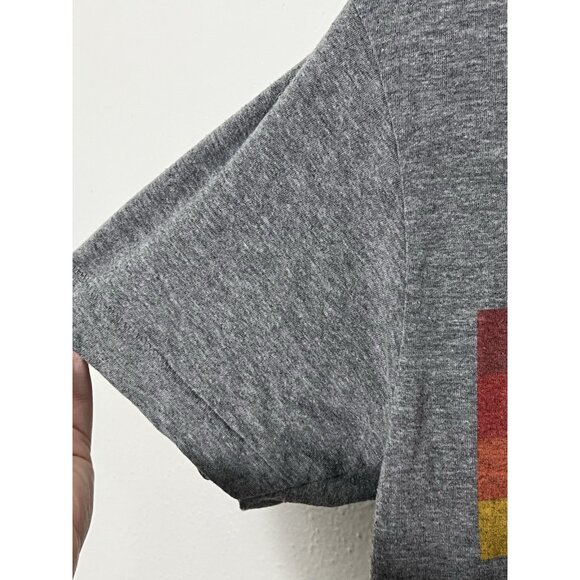 Aviator Nation Gray Lightning Bolt Short Sleeve T Shirt Size Small - Picture 9 of 13